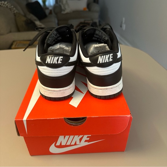 Nike dunk low retro black and white sneaker mens 8 women’s 9.5 box included - Picture 6 of 6